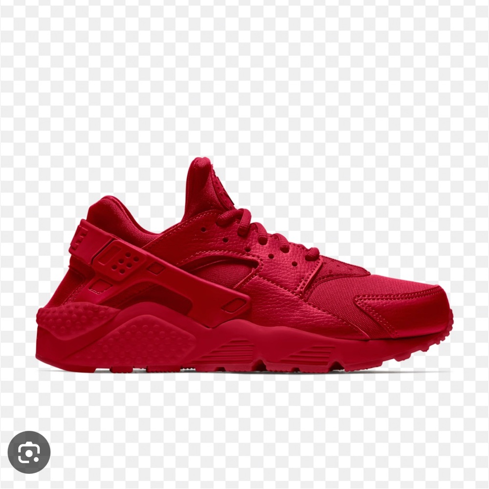 Nike Red Sneakers Vibrant Suede Design